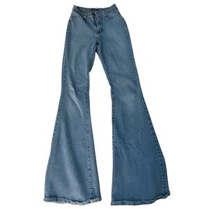 XXS Blue Bellbottom jeans